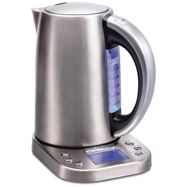 Imagem de Chaleira Elétrica 1.7L, Aço Inoxidável, com Desligamento Automático, 1500W, 110v, HAMILTON BEACH PROFESSIONAL 41028, Cinza