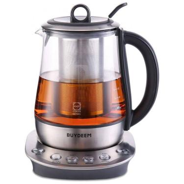 Imagem de Chaleira Elétrica 6 em 1 BUYDEEM K2423 1,2 Litros com Desligamento Automático, Aço Inoxidável, 110V