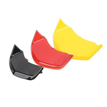 Imagem de Tampa da buzina dianteira GRCFUMO, iluminação Belts dianteiro Airvent Airvent Aluxou Duct Decoration Tampa, acabamento dianteiro da motocicleta para Sprint 150 (Preto+vermelho+amarelo)