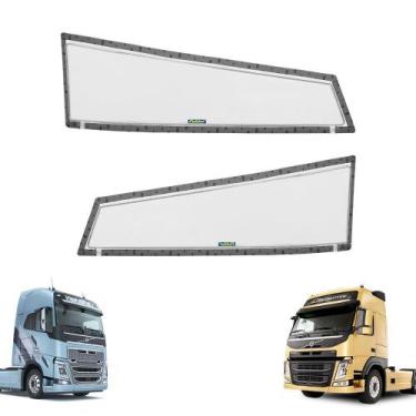 Imagem de Protetor Farol Auxiliar Volvo Fh/Fm 2015 A 2017 Acrílico - Fabbof