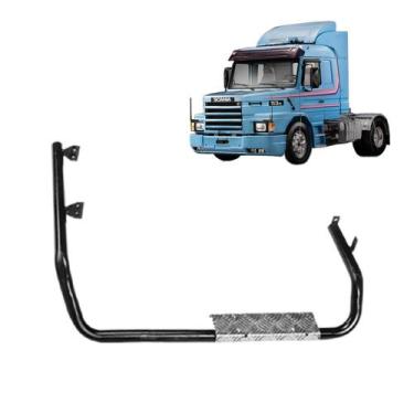 Imagem de Estribo Plataforma p Scania R 113 Caixa de Bateria Preto - Fabbof