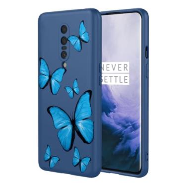 Imagem de KOARWVC Capa de telefone para OnePlus 7 Pro, GM1911, GM1913, GM1917, GM1910, GM1915, capa fofa com estampa de borboleta, design fino, protetor macio de TPU (poliuretano termoplástico) para OnePlus 7