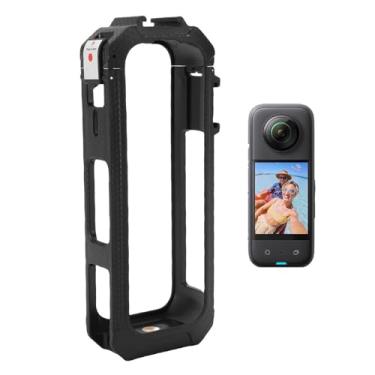 Imagem de GOWENIC Frame de Proteção Magnética da Câmera, Moldura de Proteção de Liberação Rápida Magnética Com Portas de Sapatos Frios Duplos para Insta X5 360