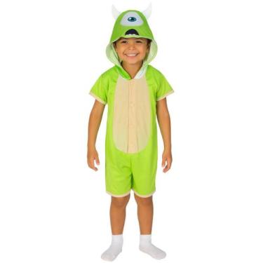 Imagem de Pijama Bebe Macacão Fantasia Personagem Botão Verde - anjo da mamãe, V