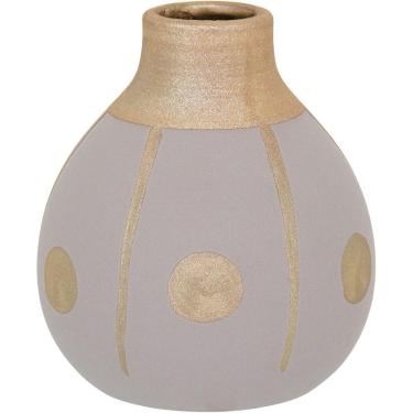 Imagem de TONGASS VASO 14x12x12cm CERÂMICA CINZA