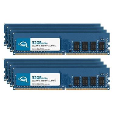 Imagem de OWC Memória RAM de servidor de estação de trabalho de 256 GB (8 x 32 GB) DDR4 2933 MHz PC4-23400 CL21 2RX8 ECC Unbuffered UDIMM 1,2 V 288 pinos