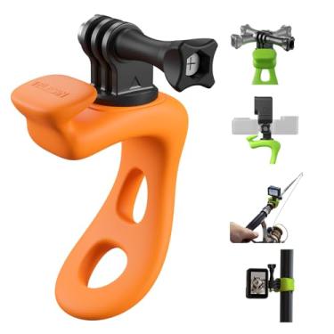 Imagem de TELESIN Suporte flexível para câmera 360 para GoPro Hero 13 12 11 10 9 Insta360 DJI Action Osmo Pocket Bike Motorcycle Handlebar Roll Bar Tube Clip Holder Acessórios de fixação