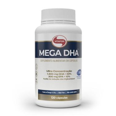 Imagem de Mega DHA 1500mg + EPA 300mg (120 Caps) Vitafor