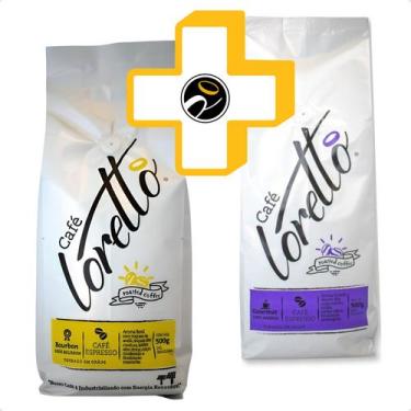 Imagem de Kit Cafés em Grãos Arábica Bourbon Gourmet Loretto 1 Kg - Loretto Café