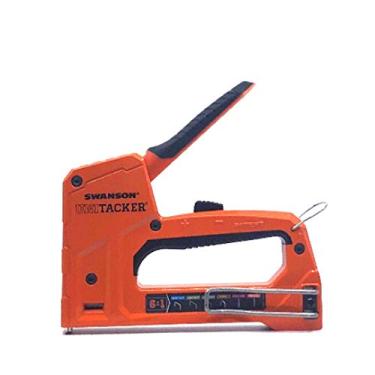 Imagem de Swanson Tool Co STA869 PROMO Unitacker 6 em 1 Pistola de grampeador/empunhadura de mão para uso pesado Arrow T50, leve JT21 e T25; Pregos Brad e Pinos Headless; Envio com 3.000 grampos sortidos