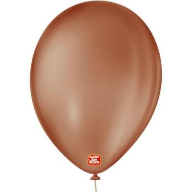 Imagem de Balão Redondo N09 Café Brasil - Pacote com 50 Unidades - Sao Roque