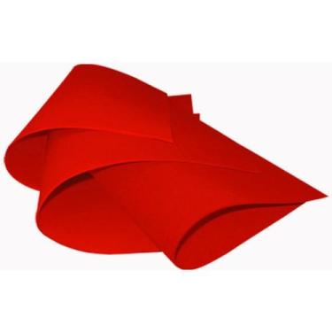 Imagem de Placa em EVA 40X48CM Vermelho Pacote com 10 Unidades - VMP