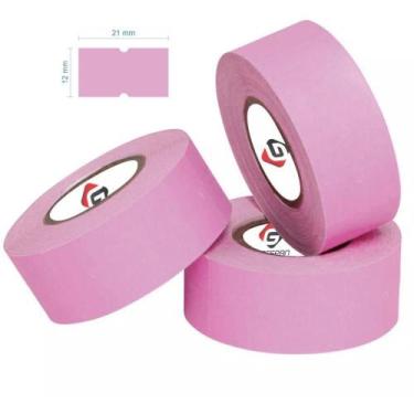 Imagem de Etiqueta para Preço MX 5500 21X12MM Rosa com 1000 Unidades - Pacote co