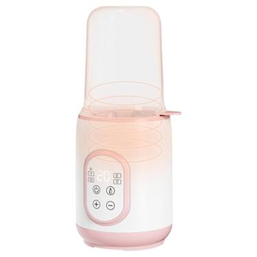 Imagem de Aquecedor de mamadeira portátil, Aquecedor de mamadeira portátil, Descongelador aquecedor de leite para bebê, Aquecedor de garrafas portátil para passeios ou viagens, controle de temperatura inteligen