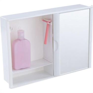 Imagem de Armario Plastico Astra A21 Externo 28X41 Branco A21*Br1, Branco