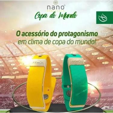 Imagem de Bracelete Nano Akmos Copa 2022, Amarelo