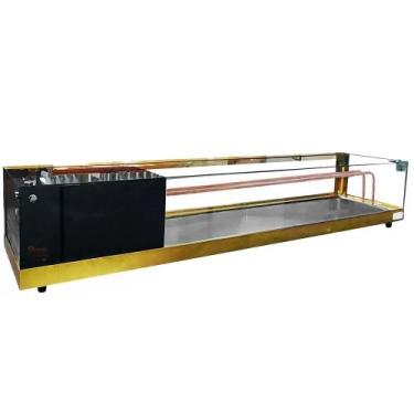 Imagem de BC-VFRD1500 - Vitrine Refrigerada Beta para doces 1,50m Dourada - 220V