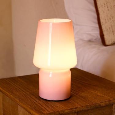 Imagem de ULAROOM Abajur de mesa operado por bateria rosa