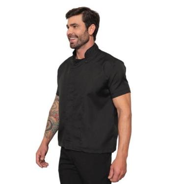Imagem de Dolma Chef Masculina Ross Preto - Gardenia Jalecos, P