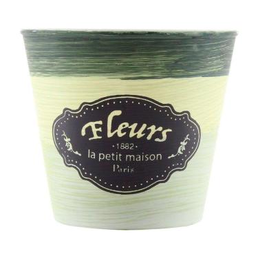 Imagem de Mini Vaso De Planta Cachepot Estampado Decorado 11cm