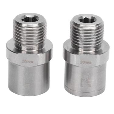 Imagem de Cffuvros Extender de Pedal de Bicicleta, Extensão de 20 Mm, Spacer de Pedal de Aço Inoxidável Universal para Várias Bicicletas de Montanha e Estrada