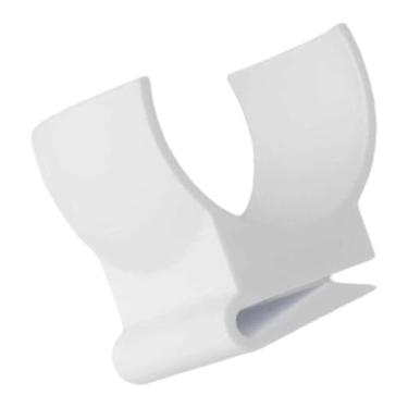 Imagem de harayaa Coletor de bolas de tênis, pode ser instalado em acessórios de raquete, pegador de bolas de golfe para tênis de padel ao ar livre, Branco