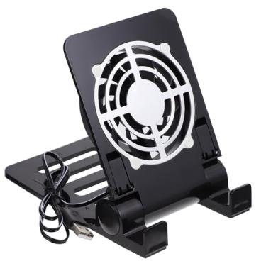 Imagem de Abaodam Ventoinha de resfriamento plana para tablet suporte de celular com ventilador estável com ventilador silencioso ventilador de computador cooler suporte de máquina de jogos radiador USB tablet