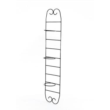 Imagem de Suporte Jardim Vertical de Parede para Plantas com arcos 10 cm p 3 vas