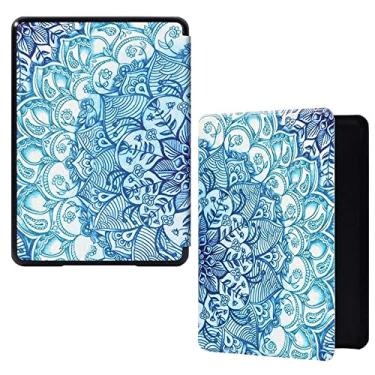 Imagem de GUKSRASO Capa para 6.8" Kindle Paperwhite 11ª Geração/Signature Edition (2021 Modelo: M2L3EK/M2L4EK), Capa Protetora Pintada com de Despertar/Repouso Automático