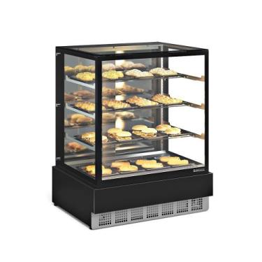 Imagem de Vitrine Estufa Conveniência Gourmet MGEE100 Preto Gelopar 220v
