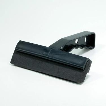 Imagem de 2X Rodinho De Pia Rodo Puxa E Seca Preto Borracha Dupla 15 C