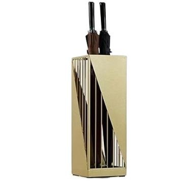 Imagem de Suporte de guarda-chuva, suporte de guarda-chuva, decoração de corredor de entrada de metal, com bandeja coletora. Suporte de decoração de entrada comporta guarda-chuvas, bengalas, bengalas
