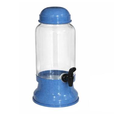 Imagem de Suqueira Simples Vidro Sucos e Bebidas 3,2 Lt - Azul Pig - Pontual UD