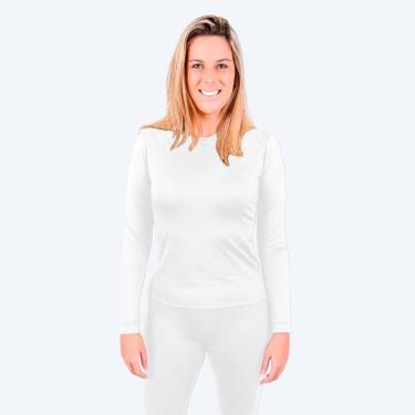 Imagem de Camisa Térmica Segunda Pele RT Feminino Frio Intenso Viagens Neve Esportes Aventura-Feminino