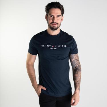 Imagem de Camiseta Tommy Hilfiger 1985 Masculina Core Azul Petróleo-Masculino