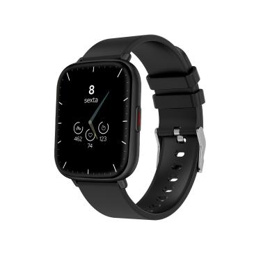 Imagem de Smartwatch Geonav WB Tela 1,85" 45mm 24 Modos Esportivos Fitness Tracker Preto