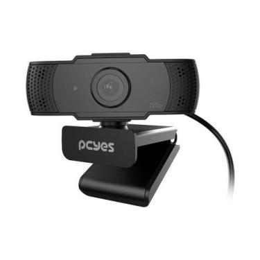Imagem de Webcam Pcyes Raza HD-03, HD, 720P, Com Microfone, Preto - Rzhd03