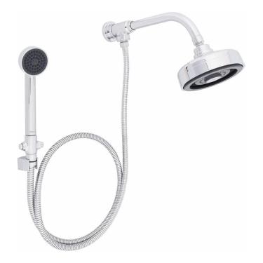 Imagem de Ducha Com Chuveirinho Cromada Alta Vazão Acqua Plus - Deca