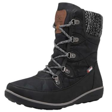 Imagem de GLOBALWIN Botas de Neve Femininas 1839 Inverno, 1841black, 7.5