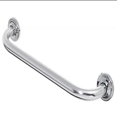 Imagem de Alça de Apoio Banheiro Barro Inox 50cm Deficiente Idoso Cadeirante Ace