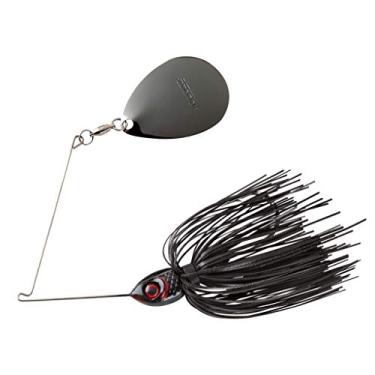 Imagem de BOOYAH Isca de pesca de robalo Moontalker Spinner-Bait, preta, 3/113.4 g