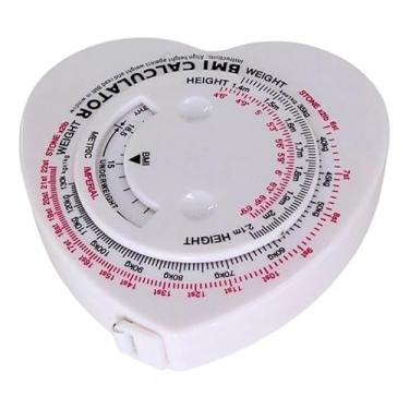 Imagem de Fita Trena Antropométrica Corporal Calculo Imc Nutricionista Estetica Retratil Trava Supermedy