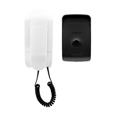 Imagem de Kit Porteiro Residencial Intelbras ipr 1010 - Monofone + Módulo Externo até 4 extensões de áudio