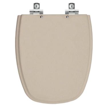 Imagem de Assento Sanitário Soft Close Monte Carlo Bege Saara Para Vaso Deca