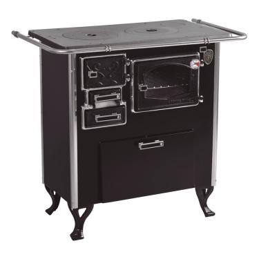 Imagem de Fogão A Lenha C Forninho C Caixa Dir Preto Fornos Pinhal N2