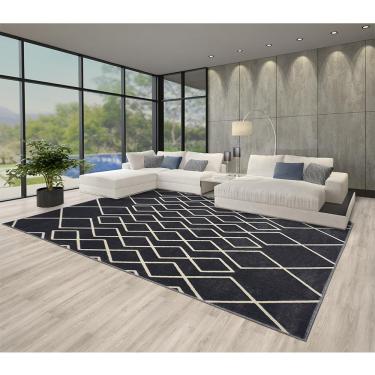 Imagem de Tapete Lyre Cinza 300x400cm Tapetes São Carlos