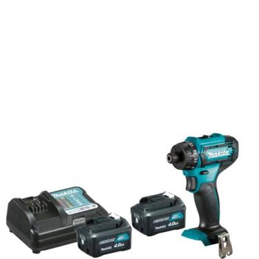 Imagem de Furadeira Parafusadeira Makita 2 Baterias 12v 4ah Df033 Bivolt, Bivolt