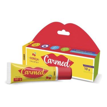 Imagem de Carmed creme hidratante protetor labial sabor cereja 10g