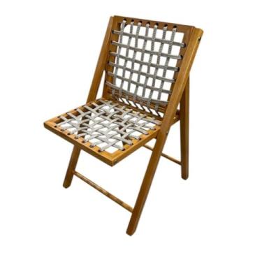 Imagem de Cadeira de Madeira Com Cor Naval Mel