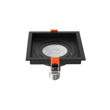 Imagem de Spot de Embutir Recuado Nordecor Loyo para 1 Lâmpada Par 20 E27 Quadra